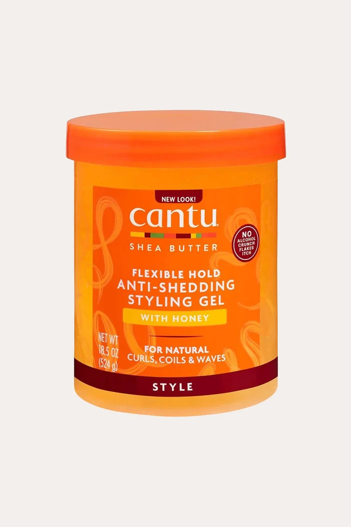 CANTU ANTI SHEDDING STYLING GEL WITH HONEY 18.5oz CANTU