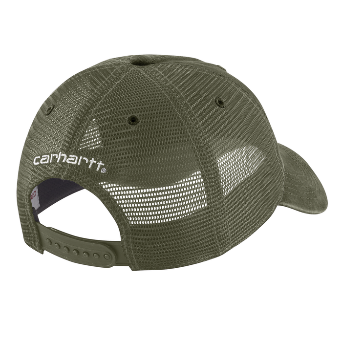 Canvas Mesh-Back Cap - G72-Basil | Carhartt 100286