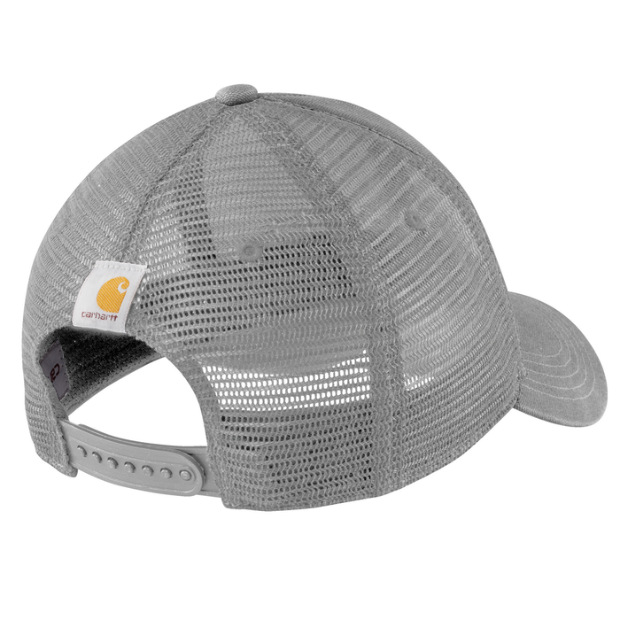 Canvas Mesh-Back Logo Graphic Cap - E58-Asphalt-Black | Carhartt 101195