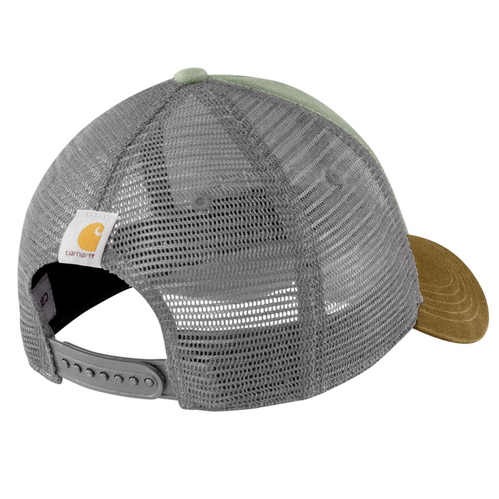 Canvas Mesh-Back Logo Graphic Cap - GI7-Sage | Carhartt 101195