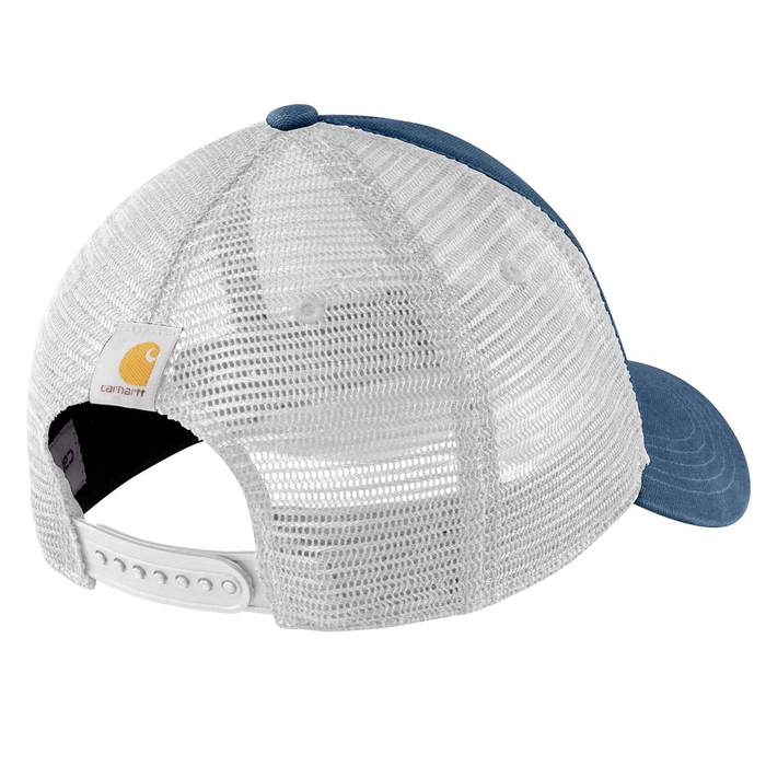 Canvas Mesh-Back Logo Graphic Cap - HL2-Deep Ocean | Carhartt 101195