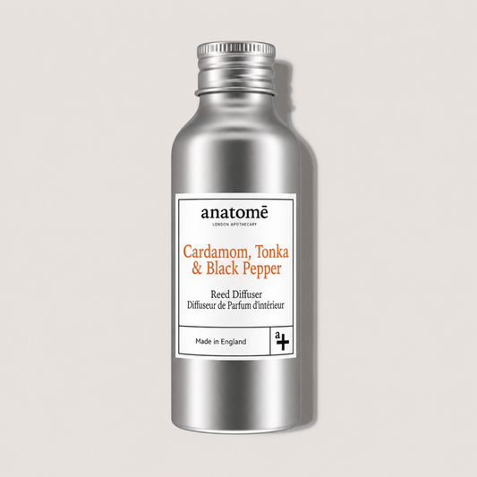 Cardamom, Tonka & Black Pepper Essential Oil Reed Diffuser - Refill - anatomē