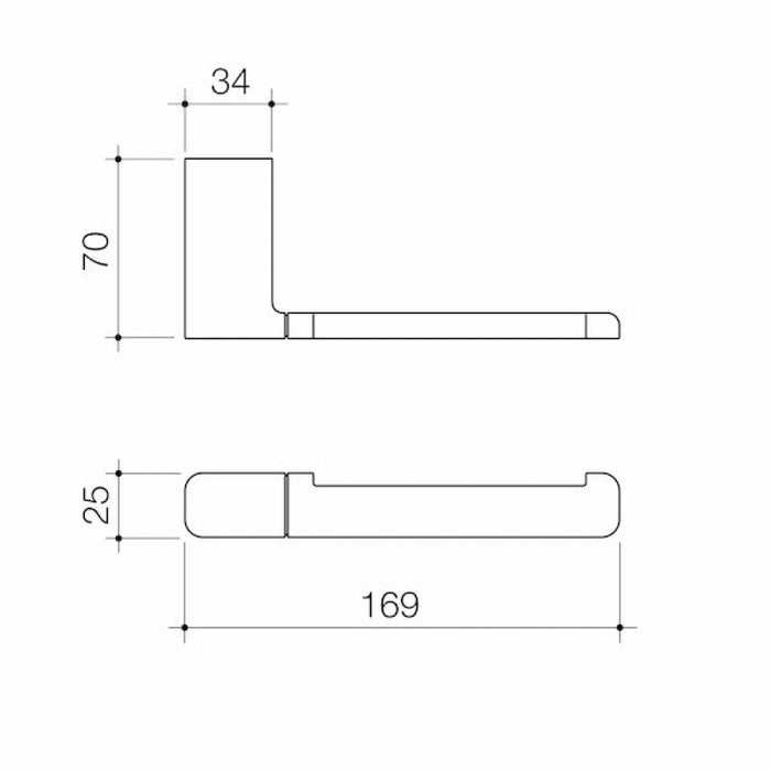 Caroma Luna 99607BN Toilet Roll Holder