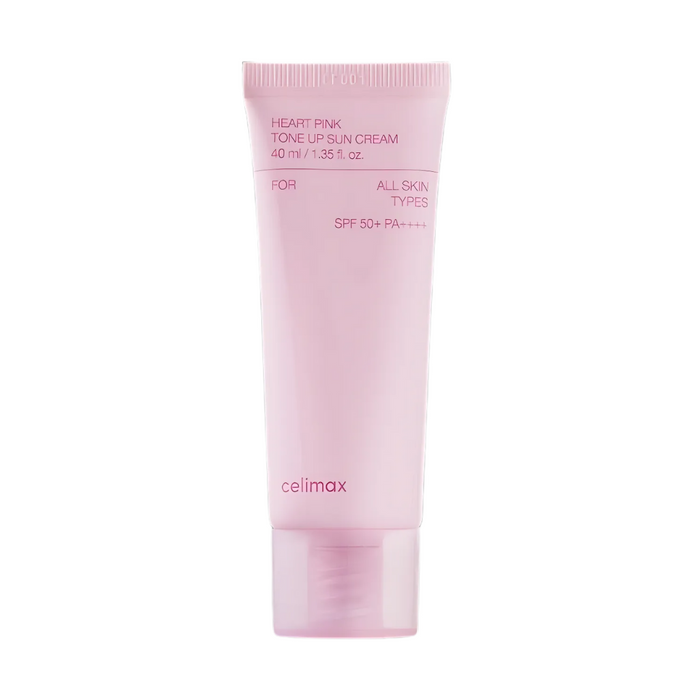 CELIMAX Heart Pink Tone Up SPF50+ PA++++ Sun Cream 40ml - DOKAN