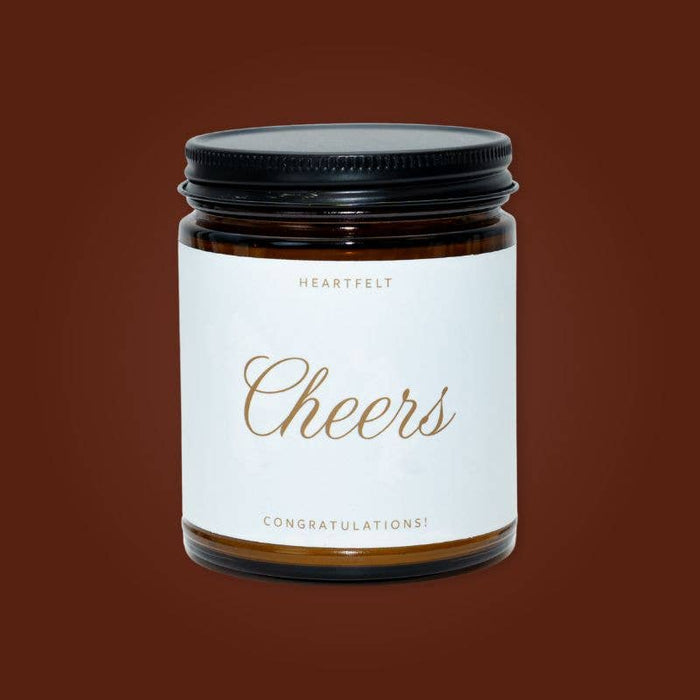 Cheers Essential Oil Beeswax Celebrate Jar Candle: Non-Toxic