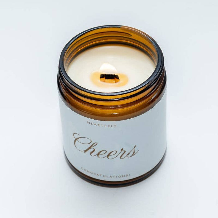 Cheers Essential Oil Beeswax Celebrate Jar Candle: Non-Toxic