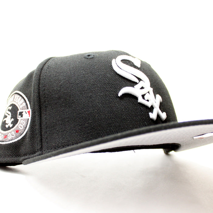 Chicago White Sox 33 50 83 03 All Star Years New Era Fitted 59Fifty Hat (Black Gray Under Brim)