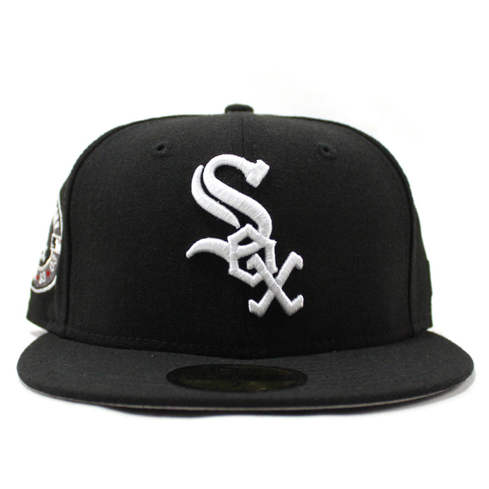 Chicago White Sox 33 50 83 03 All Star Years New Era Fitted 59Fifty Hat (Black Gray Under Brim)