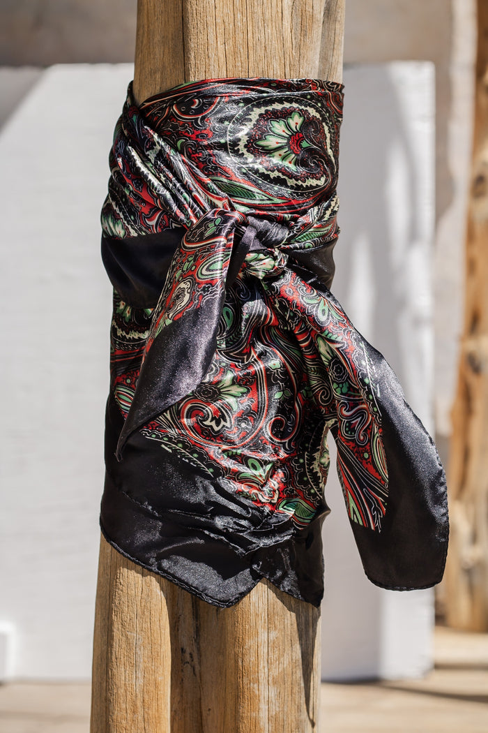 Christmas Paisley Wild Rag