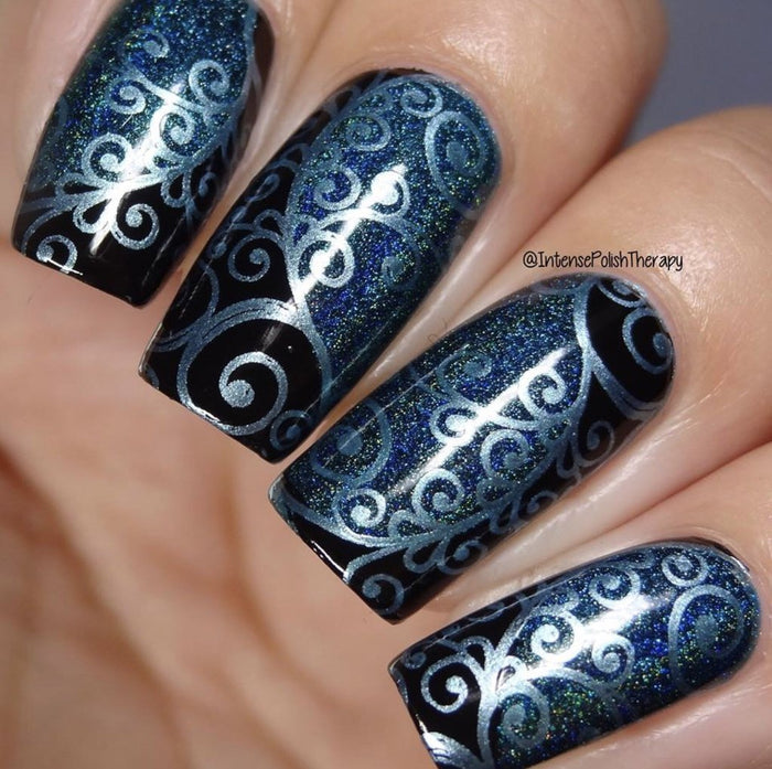 CJS-048 Sweet Swirls | Clear Jelly Stamping Plate