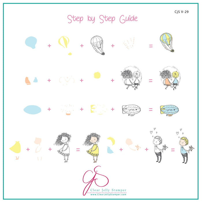 CJSV-29 Be Mine | Clear Jelly Stamping Plate