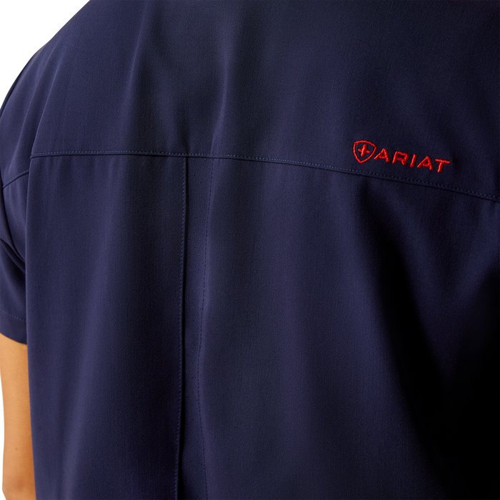 Clara 6 Pocket Scrub Top - 410-Navy | Ariat 10039717