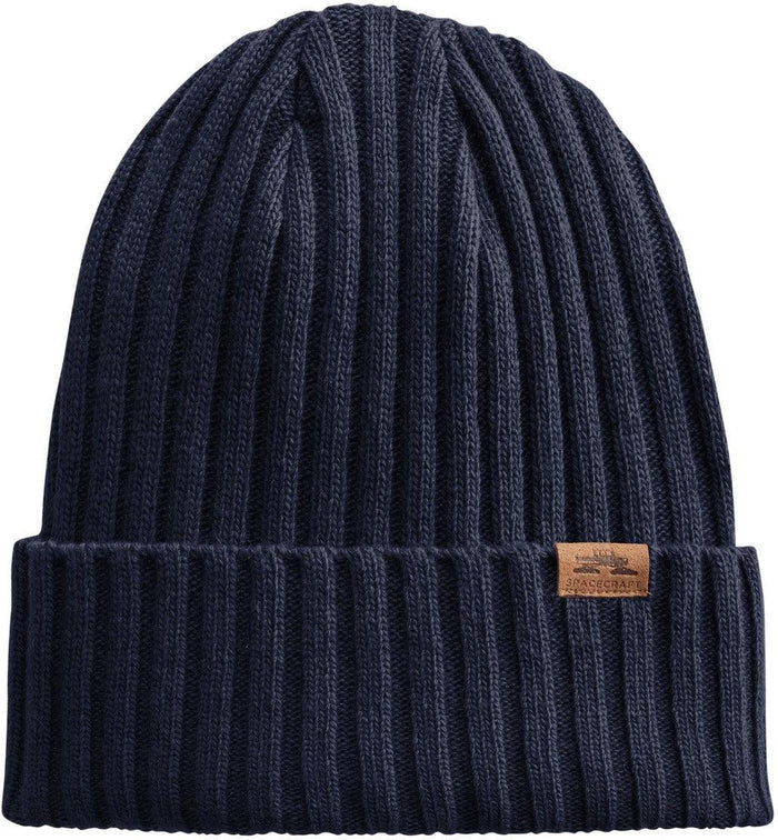 No-Logo CLOSEOUT - Spacecraft Square Knot Beanie-Headwear-Spacecraft-Insignia Blue-1 Size-Thread Logic