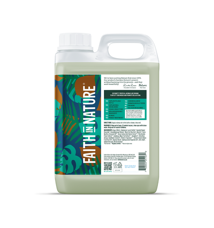 Faith In Nature Organic Coconut Shower Gel Refill