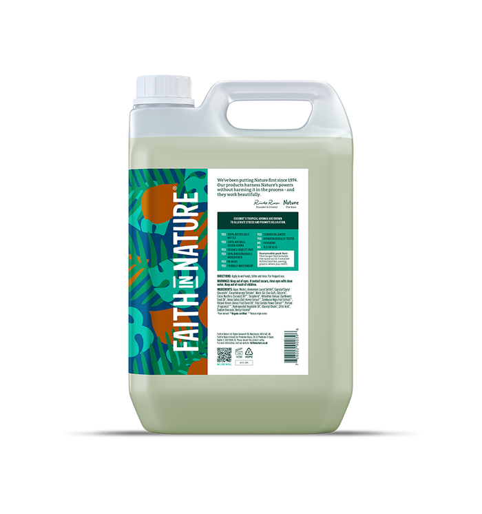 Faith In Nature Organic Coconut Liquid Hand Wash 5L Refill