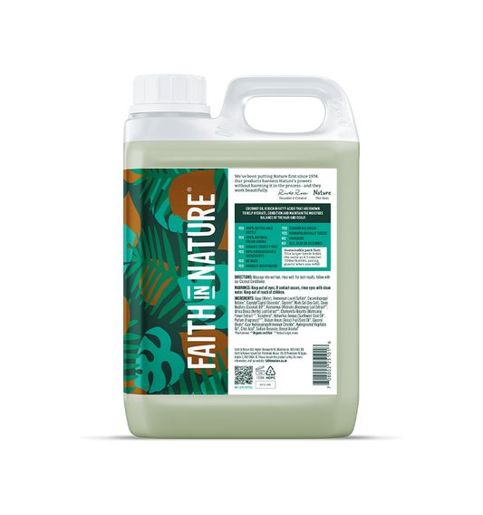 Faith In Nature Organic Coconut Shampoo 2.5L Refill