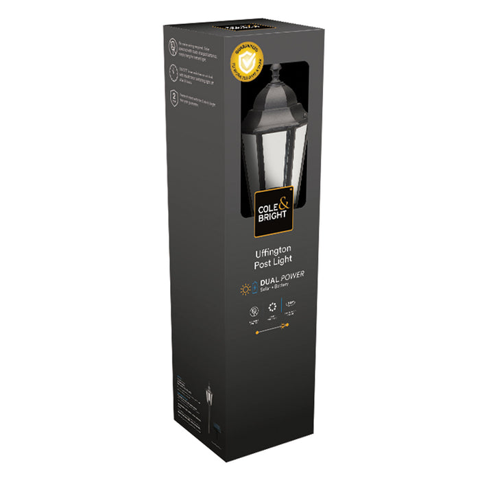 Cole & Bright Uffington Solar Post Light