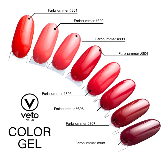 Color Gel Set - Red Passion