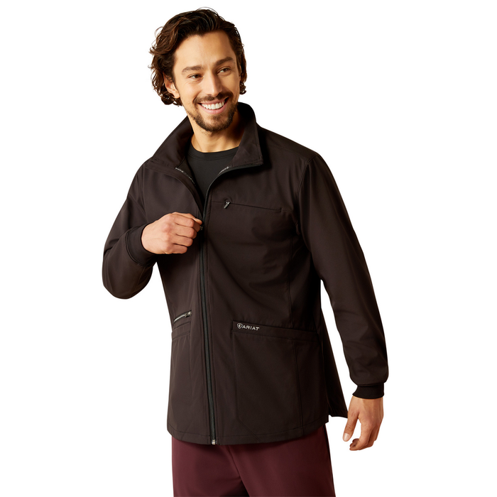 Conrad Utility Scrub Jacket - 001-Black | Ariat 10041884