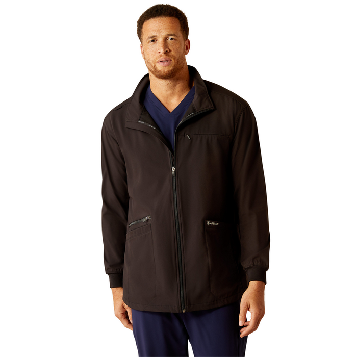 Conrad Utility Scrub Jacket - 001-Black | Ariat 10041884