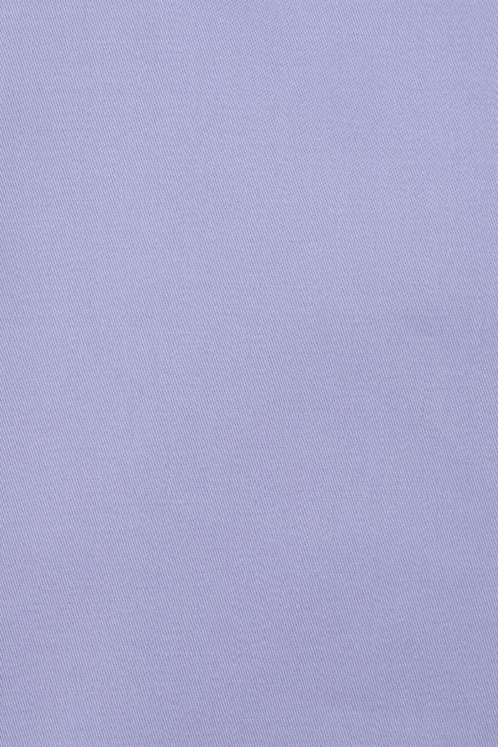 Cotton Satin Finish Solid Dress Shirt - Lilac