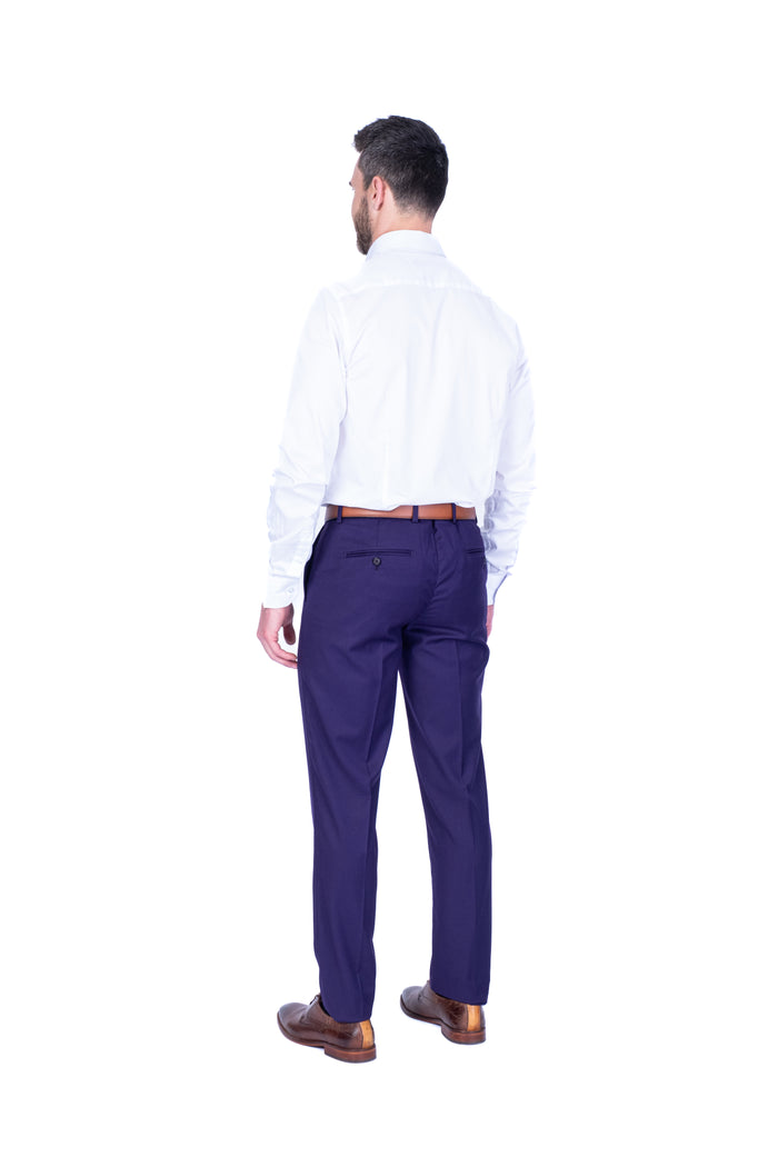 Cotton Satin Finish Solid Dress Shirt - White