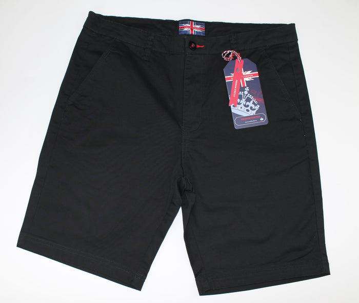 Cotton Stretch Shorts - Black