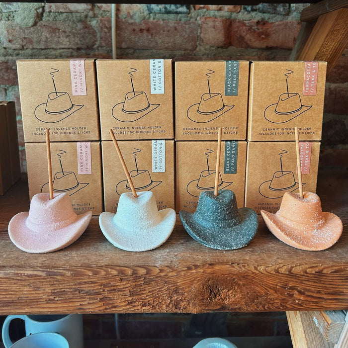 Cowboy Hat Incense Holder