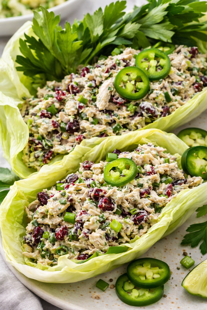 Cranberry Jalapeño Chicken Salad