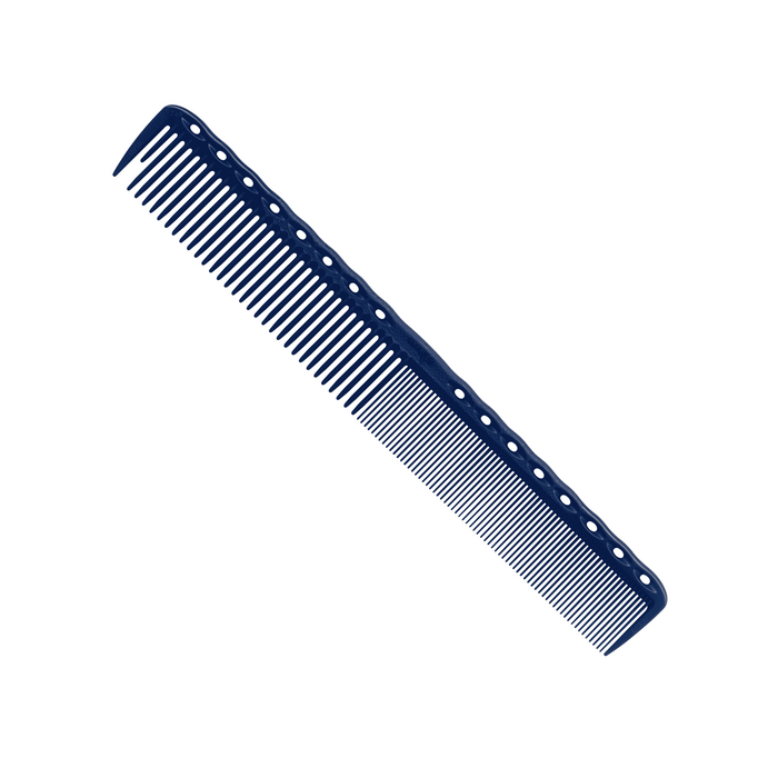 ys-park-ys-336-fine-quick-cutting-grip-comb-with-long-teeth-blue - Goldblades