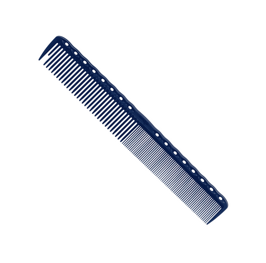 ys-park-ys-336-fine-quick-cutting-grip-comb-with-long-teeth-blue - Goldblades