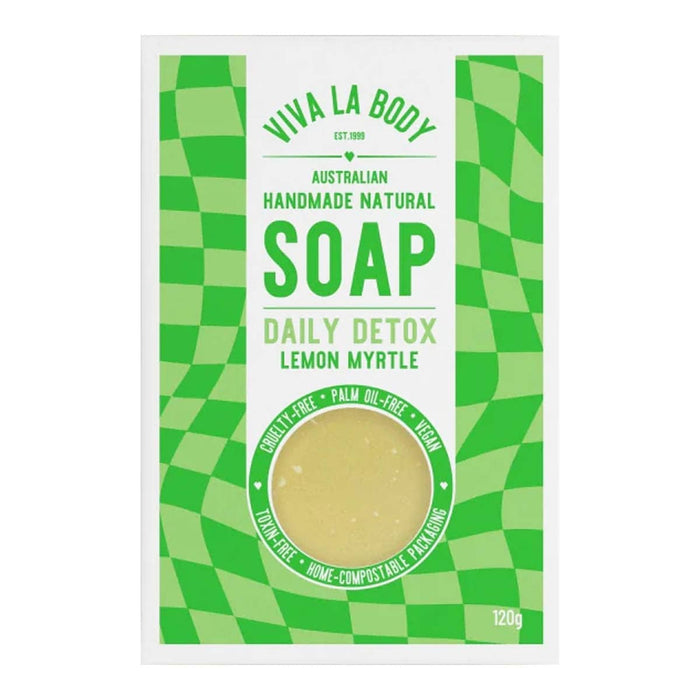 Viva La Body Daily Detox Soap - Lemon Myrtle 130g