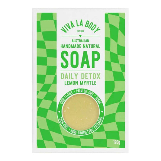Viva La Body Daily Detox Soap - Lemon Myrtle 130g