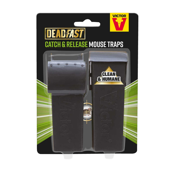 Deadfast Live Catch & Release Mouse Traps x2 front of pack