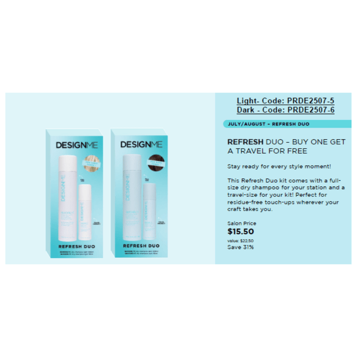 Design.Me Quickie.Me Dry Shampoo - Design.Me | Artisan Hair Cary, Cary NC