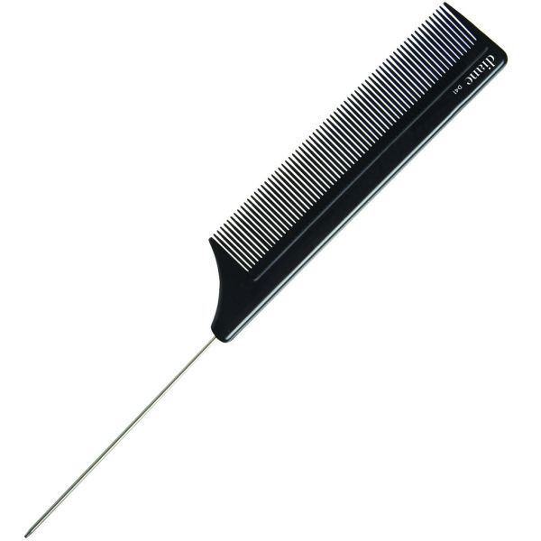 Diane Pin Tail Comb 8" - Black # D41 - Dozen - Palms Fashion Inc.