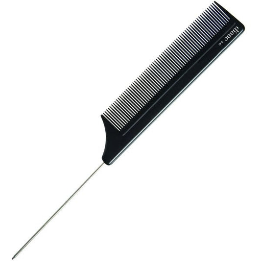 Diane Pin Tail Comb 8" - Black # D41 - Dozen - Palms Fashion Inc.