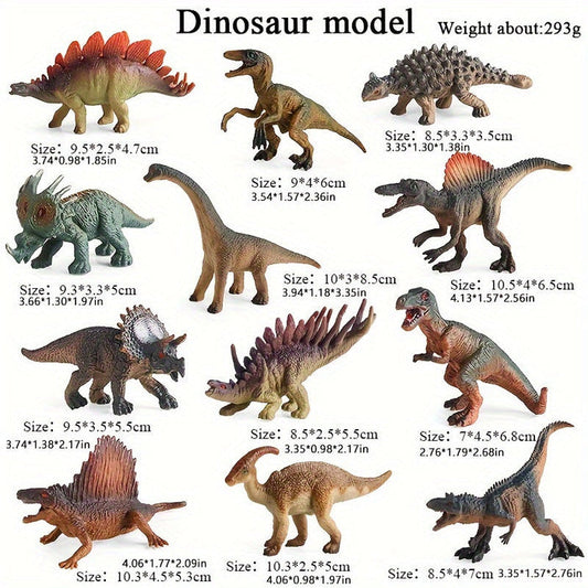Dino Delight: 12-Piece Action Figure Set