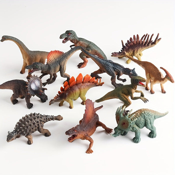 Dino Delight: 12-Piece Action Figure Set