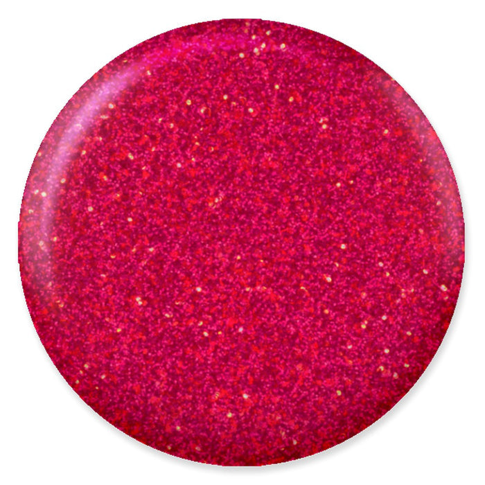 DND DC Mermaid Soak off Gel in holographic glitter - #246 Coral