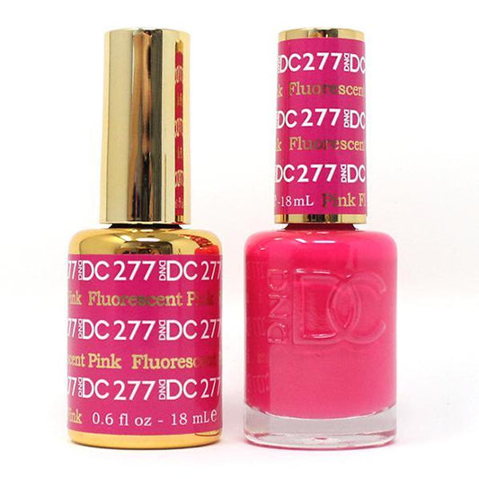 DND DC Premium set Gel Color Matching Polish Color - Fluorescent Pink #277
