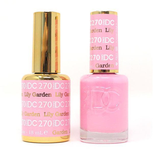DND DC Premium set Gel Color Matching Polish Color - Lily Garden #270