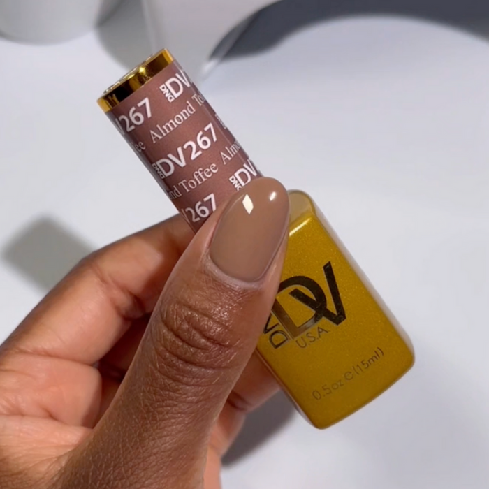 DND Diva Gel & Nail Polish - Almond Toffee #267