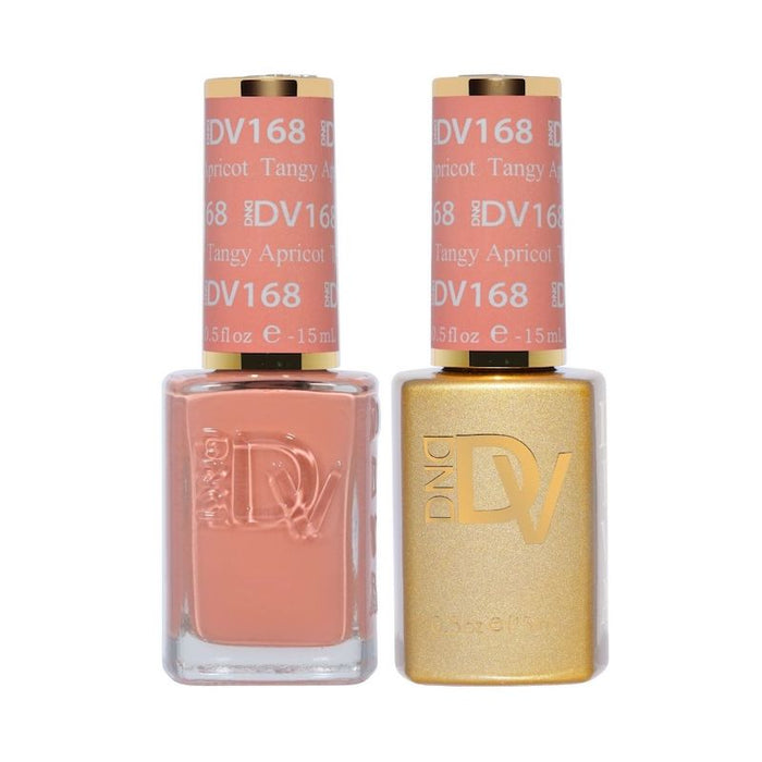 DND Diva Gel & Nail Polish - Tangy Apricot #168