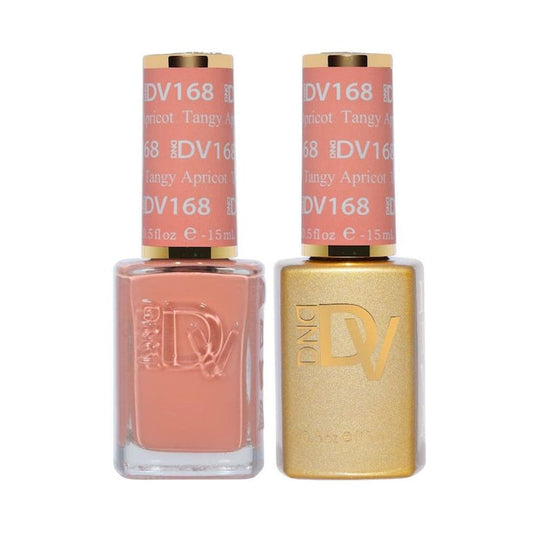 DND Diva Gel & Nail Polish - Tangy Apricot #168