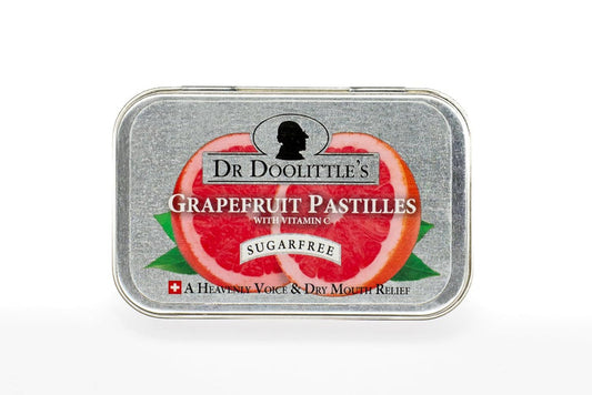 Dr. Doolittle’s Sugar Free Pastilles  Grapefruit Flavor, 2.12 Ounce Tin