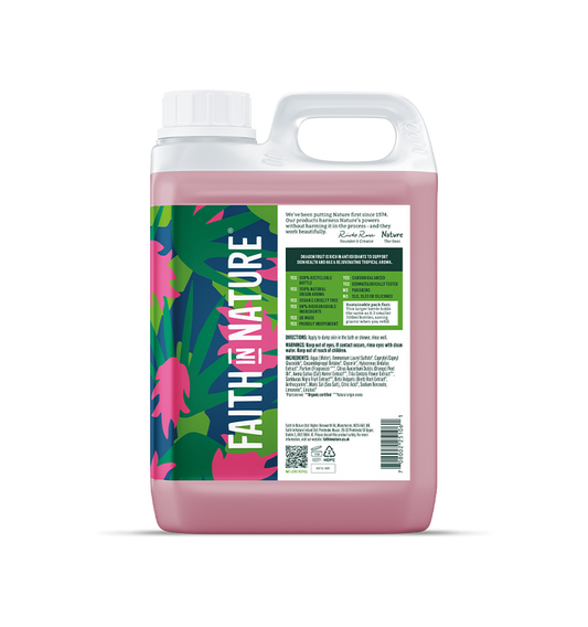 Faith In Nature 2.5L Dragon Fruit Shower Gel Refill