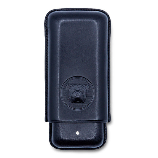 Dunhill Bulldog Robusto Black Cigar Case (2 cigars)