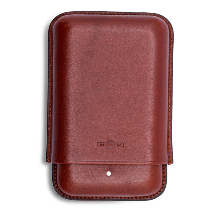 Dunhill Bulldog Robusto Brown Cigar Case (3 cigars)