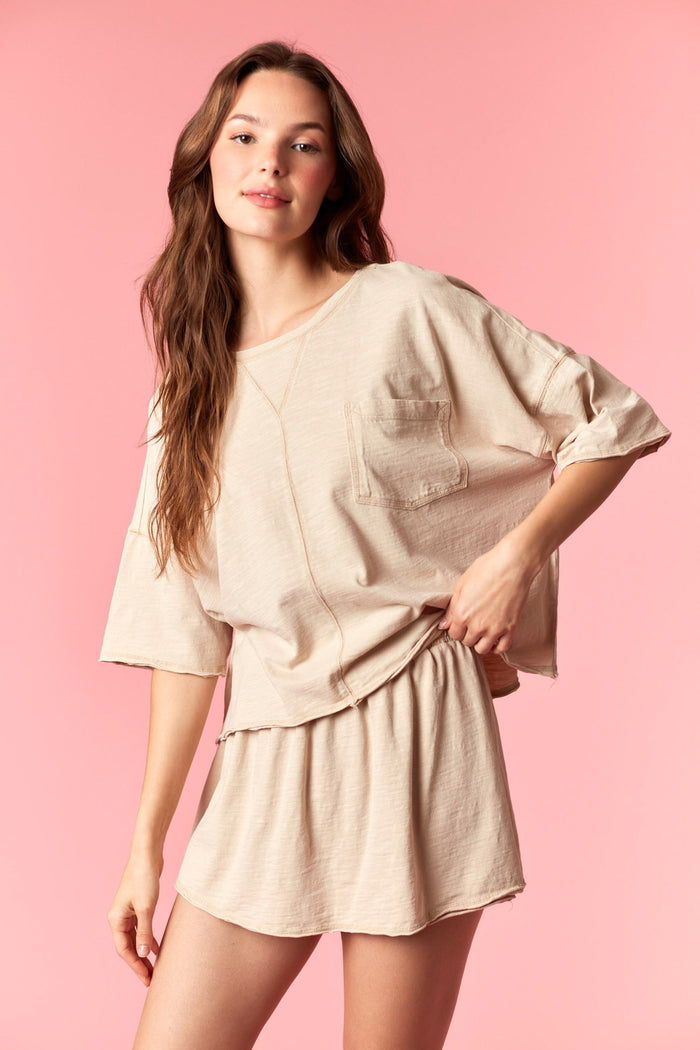 Easy Going Beige Shorts